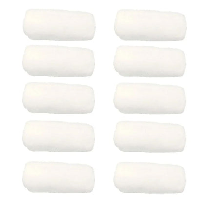 10pc White Soft Microfiber Fabric Face Towel Hotel Bath Towel Wash Cloths Hand Towels Portable Multifunctional Cleaning Towel