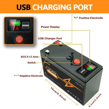 Atualize a bateria de lítio recarregável LiFePO4 12V 150Ah, até mais de 4000 ciclos, para pequenos UPS, energia solar, sonar de pesca, Power Wheels