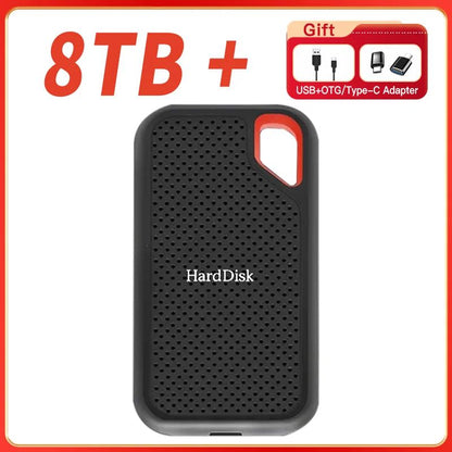 New External Hard Drive 1TB Portable SSD HARD DISK 2TB High-speed External Solid State Drive Mobile Hard Drive for Laptop Mac PC