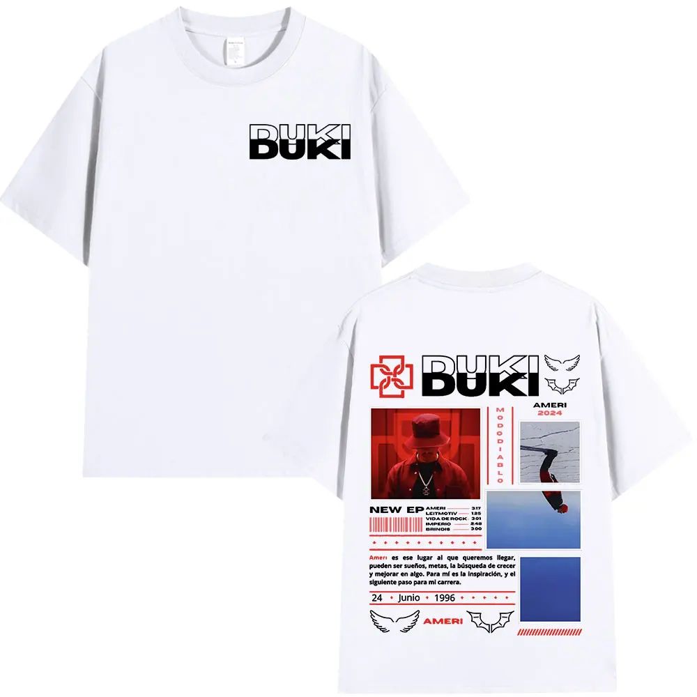 Rapper Duki Ameri Tour Graphic T-shirts Women Fashion Hip Hop O-Neck T Shirt Comfort Women Short Sleeve T-shirt