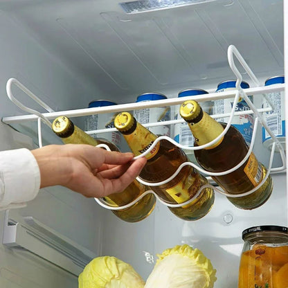 Suprimentos de Cozinha Organizador de Geladeira Rack Prateleira Interna Suporte para Garrafas de Cerveja Vinho Rack Acessórios Ferramentas de Armazenamento de Cozinha