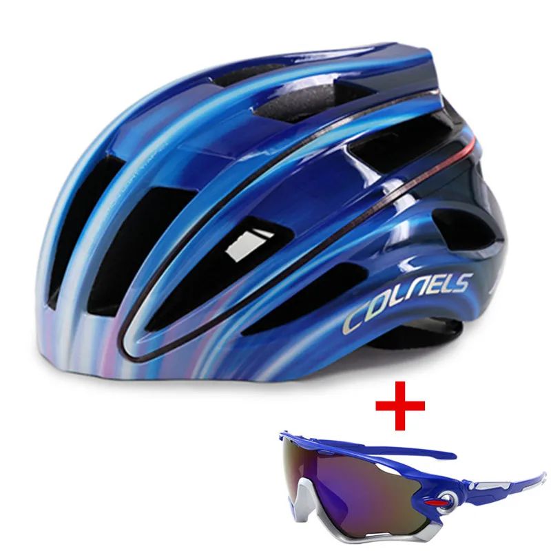 Capacete de Ciclismo Profissional COLNELS com Lanterna Traseira USB e Barra de Luz para Ciclismo de Estrada e Esportes ao Ar Livre