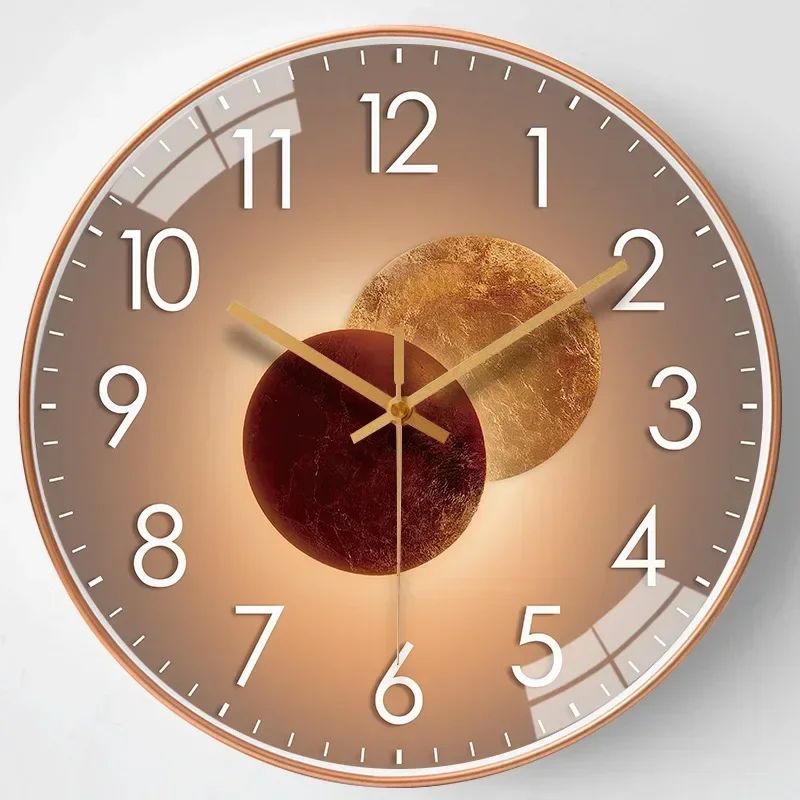 Originality Wall Clock Silent Non-Ticking Battery Operated Wall-mounted Clock Living Room Bedroom Kitchen Office Classroom