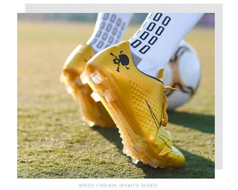 Men Society Soccer Shoes Cleats TF/FG Indoor Non Slip Original Professional Fast Football Shoes Grass Training Football Boots