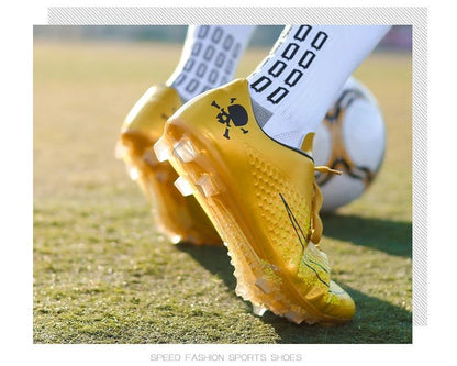 Men Society Soccer Shoes Cleats TF/FG Indoor Non Slip Original Professional Fast Football Shoes Grass Training Football Boots