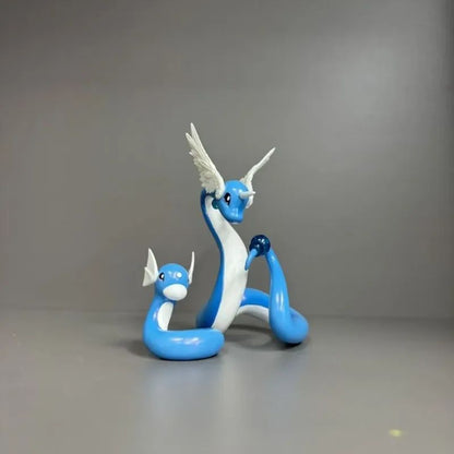 Anime Cartoon Figure Dragonair And Dratini Action Figures 12cm Pvc Collection Model Toys Gifts High Quality Desktop Decoration