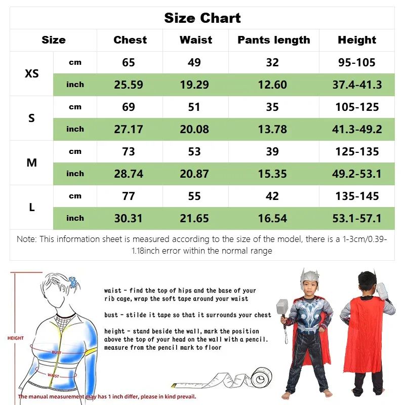 Halloween Carnival Clothes for Men's Thor Muscle Costume Superhero Thor Cosplay Muscle Costume Jumpsuit Mask