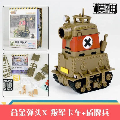 Em Estoque Xin Shi Modelo Montagem Metal Slug X 2 Sv-001 Sv001 Slugflyer Nop-03 Landseek T-2b Brinquedos Bonecos de Ação