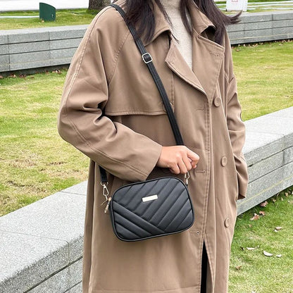 Fashion Women's Small Crossbody Bag PU Leather Messenger Bags Zipper Handbags Luxury Designer Purse Summer Travel Bag for Female