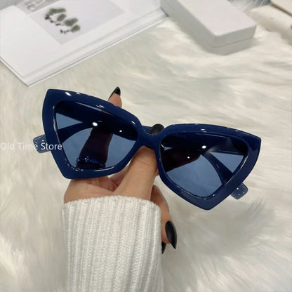 New Fashion Cat Eye Sunglasses Female Luxury Brand Designer Sun Glasses for Women Travelling Sun Shades Glasse y2k Gafas De Sol