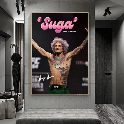 Ultimate Fighting Championship Poster UFC Mixed Martial Arts Unique Design Prints Canvas Wall Art Pictures Home Room Decoration