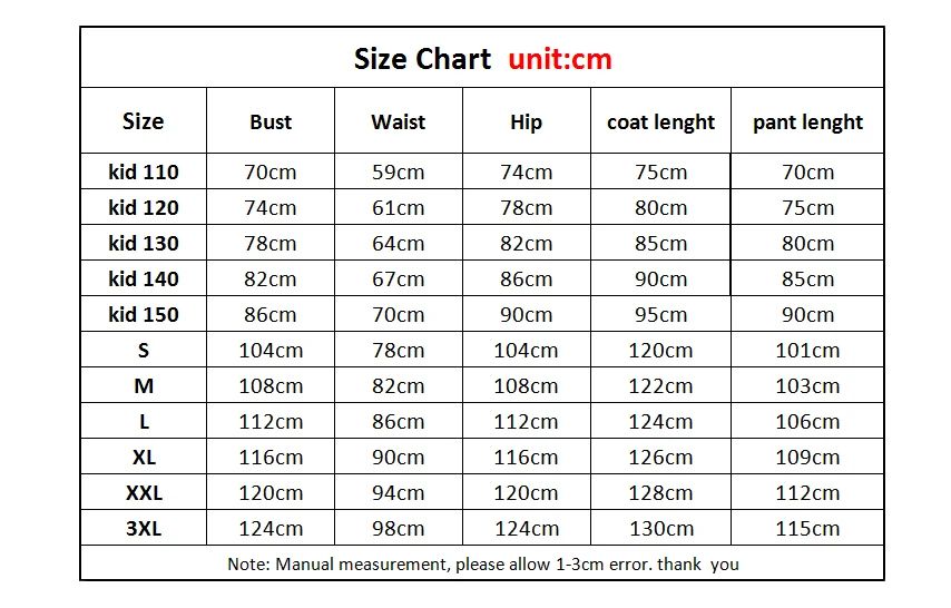 Cosplay Costumes for Kids Adults Boys Jinu Uniform Kimono Set Halloween Party Outfits