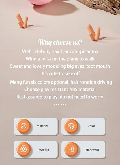 Clockwork Toy Cute Cute Cartoon Caterpillar To Help Baby Learn To Crawl Quality Fall