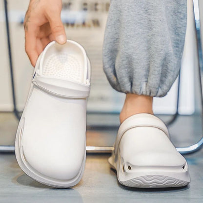 Men Outdoor Sandals Beach Comfortable Clogs Soft Slides Men Casual Shoes Garden Shoes  Lazy Shoes Are Lightweight and Versatile