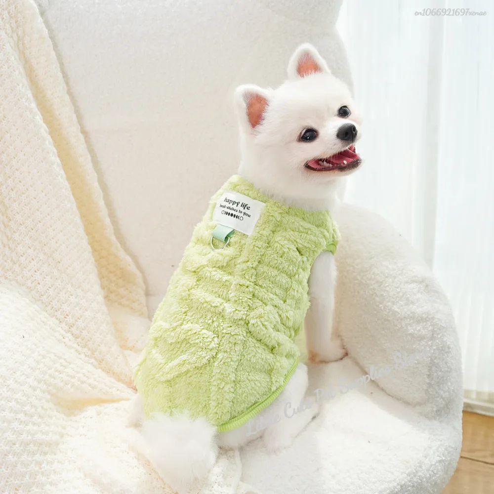 Roupas de Inverno para Cães, Colete de Lã para Teddy Bichon Pomeranian, Colete de Inverno para Cães Pequenos e Gatos, Fantasia para Animais de Estimação, Roupa para Cães, Atacado