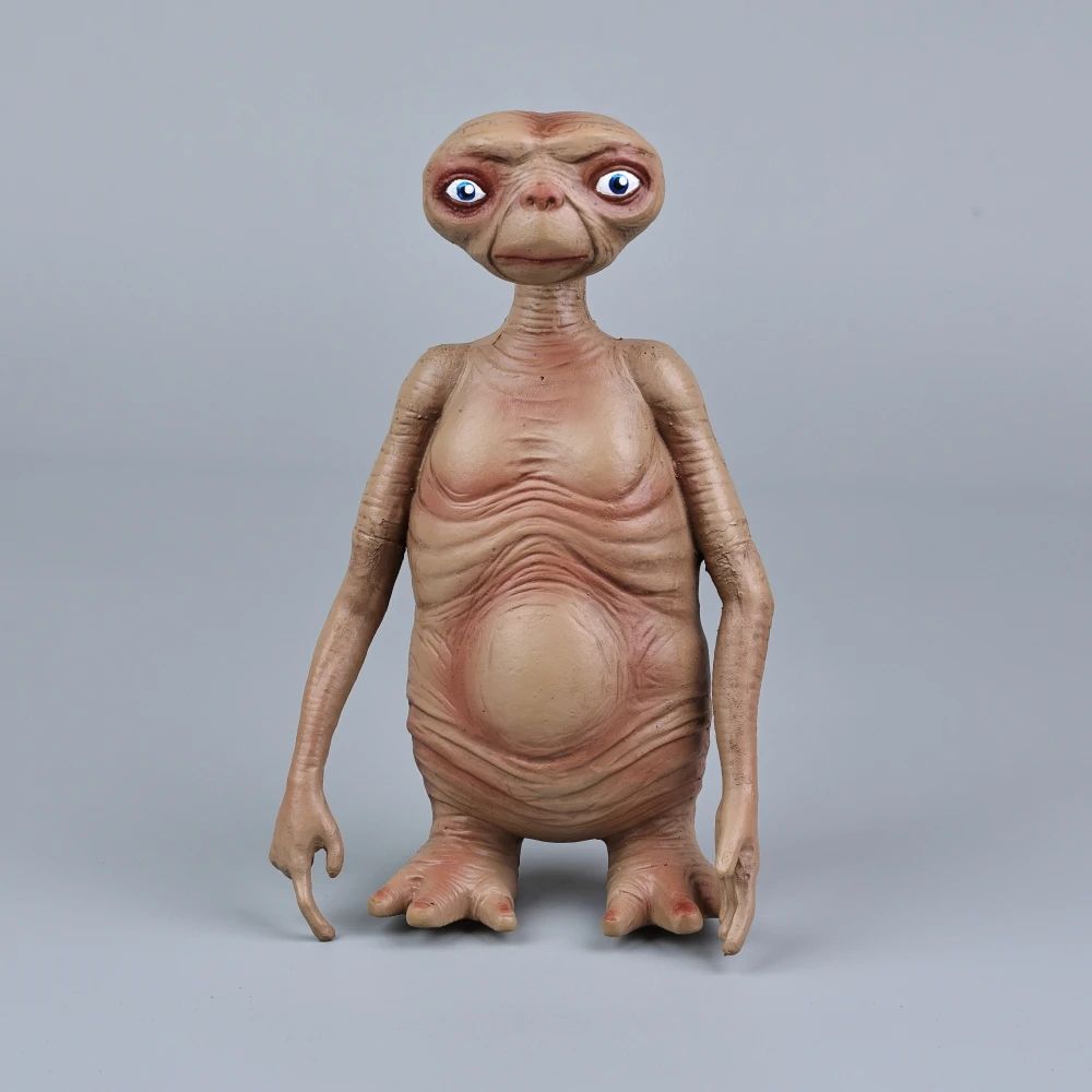 ET The Extra Terrestrial Alien UFO Action Figures PVC Table Statue Toys Latex Mascot for Gifts Ornaments Souvenirs