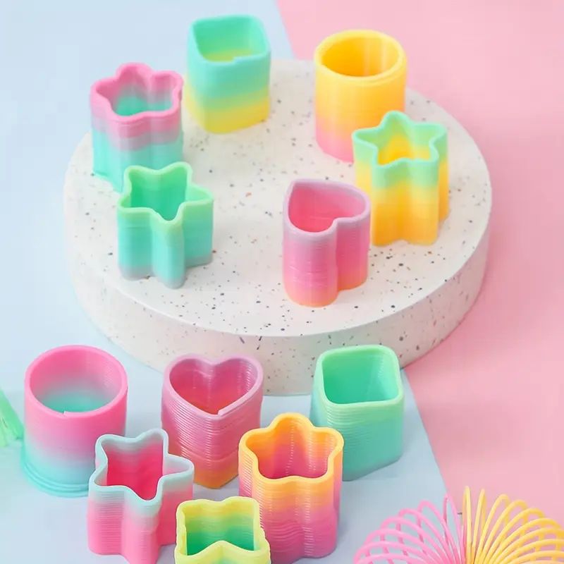 12/180Pcs Rainbow Magic Spring Toys for Kids Birthday Party Favors Pinata Fillers School Prize Wedding Christmas Boy Girl Gifts