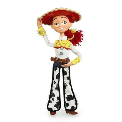 40cm Disney Toy Figuras de Anime Toy Story 4 Woody Buzz Jessie Rex Bonecos Modelo Falantes Figurinhas de Ação Coleção de Decoração Brinquedo de Natal