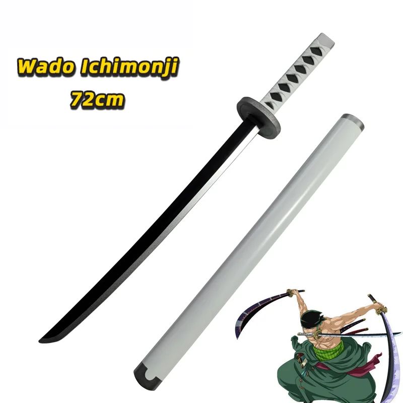 One Piece Cosplay Roronoa Zoro Katana Sword PU Trafalgar Sword Law Role Playing Yuki Samurai prop Party toy Sword 72cm