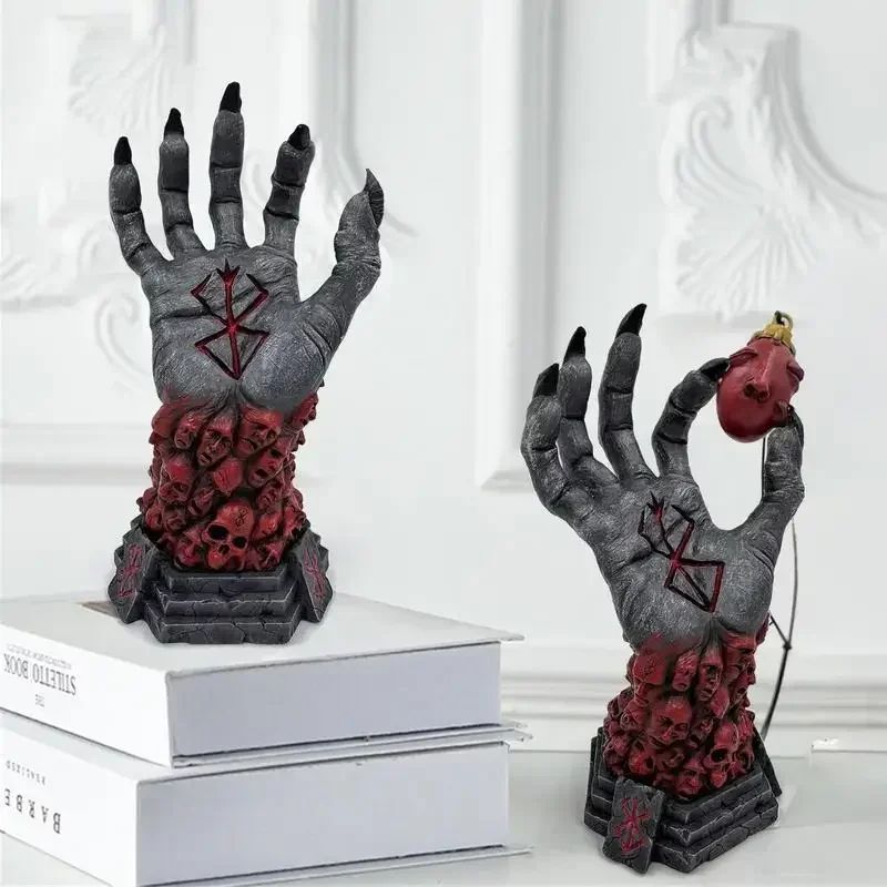 23cm Berserk Mão de Deus Anime Figura Mão do Diabo Estatueta Mão de Deus Estátua Modelo Colecionável Bonecas Brinquedos Presente Decoração de Casa