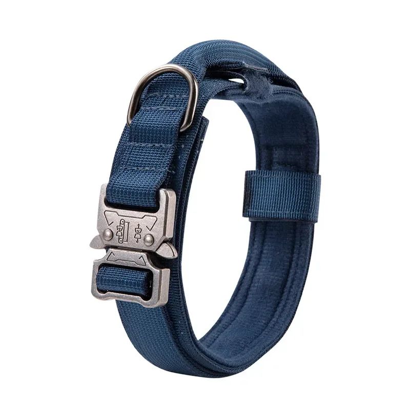 Coleira Tática Estilo Esportivo para Cães, Coleira Utilizável para Cães de Médio a Grande Porte com Capacidade de Tração para Adestramento Canino