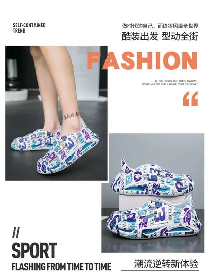 Clogs Men Waterproof Non-Slip Home Winter Warm Men Slippers Non-slips Ladies Soft Slippers Memory Foam Couples Shoes