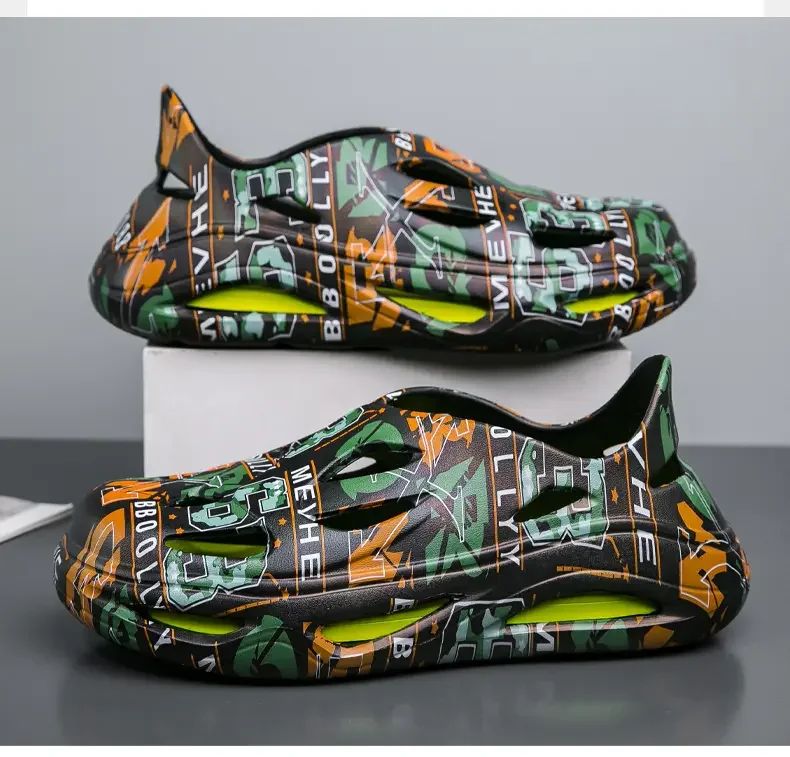 Clogs Men Waterproof Non-Slip Home Winter Warm Men Slippers Non-slips Ladies Soft Slippers Memory Foam Couples Shoes