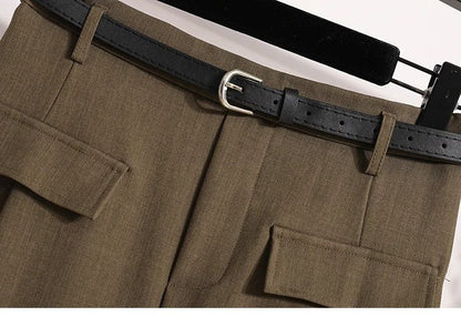 Women's Solid Simplicity Casual Chic Skirt Plus Size Suit Skirts Autumn Winter Fashion New A-line Temperament Large Size Skirt