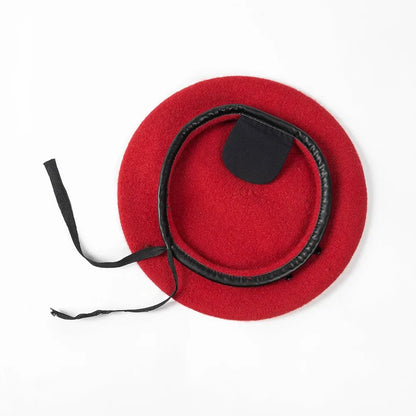 Large Size Wool  Military  Army Berets Hat for Big Head Unisex Men Women Devil Soldier Winter Warm Wide Beret Cap Painters Hats