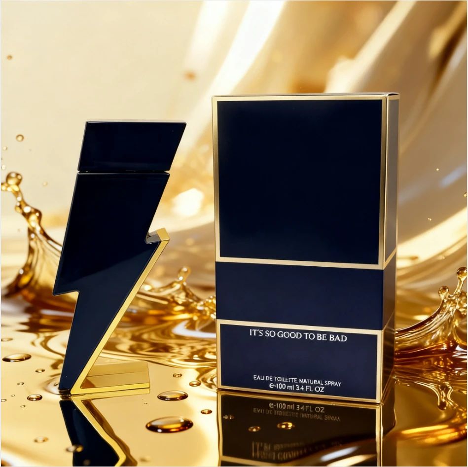 100ML Brand Bad Boy Eau de Toilette for Men-Leather & Cannabis Scent, Bold Masculine Long Lasting Perfume Cologne, Gift for Him