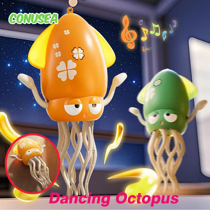 Brinquedo de Polvo Andador e Dançarino de Desenho Animado Brinquedos Educativos para a Primeira Infância com Luzes e Música Jogos para Bebês, Crianças, Meninos e Meninas