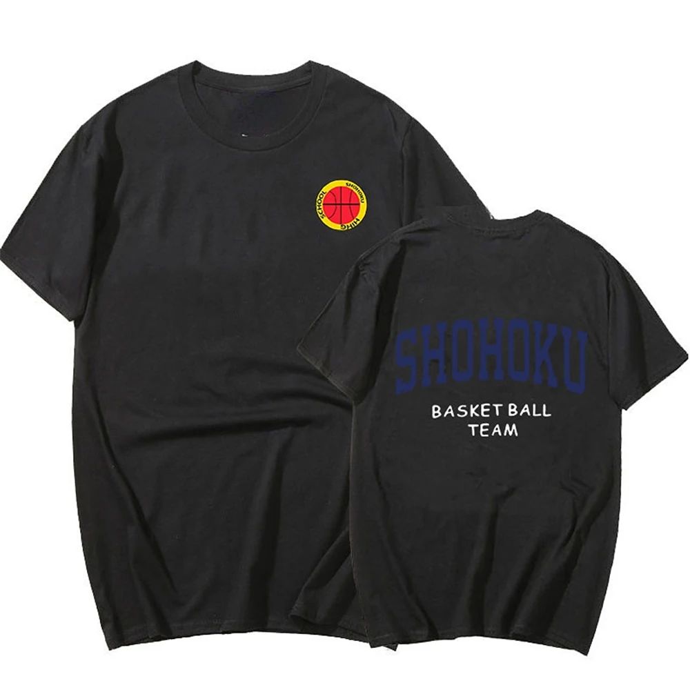 Sakuragi Hanamichi Print T Shirt Japanese Anime Slam Dunk Shohoku Basket Ball Team T Shirt Cosplay Unisex Clothes Top streetwear