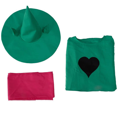 Undertale Ralsei Cosplay Costume Cloak With Scarf Hat Set Deltarune Ralsei Cosplay Outfit For Adult Halloween Party Fany Suit