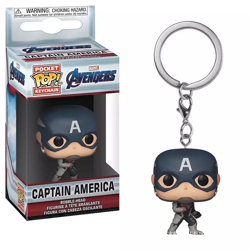 FUNKO Dumbo Stranger Toy Story 4 Capitã Marvel Goose Wall-E Eva Chaveiro Brinquedos Boneco de Ação Modelo Colecionável