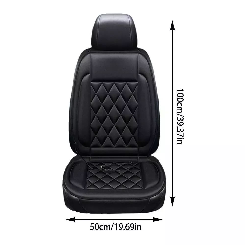 12-24v HeatedCar Seat Cover 30' Fast Car Seat Heater Cloth/Flannel Heated Car Seat Protector 25W Seat Heating Cover Car Seat