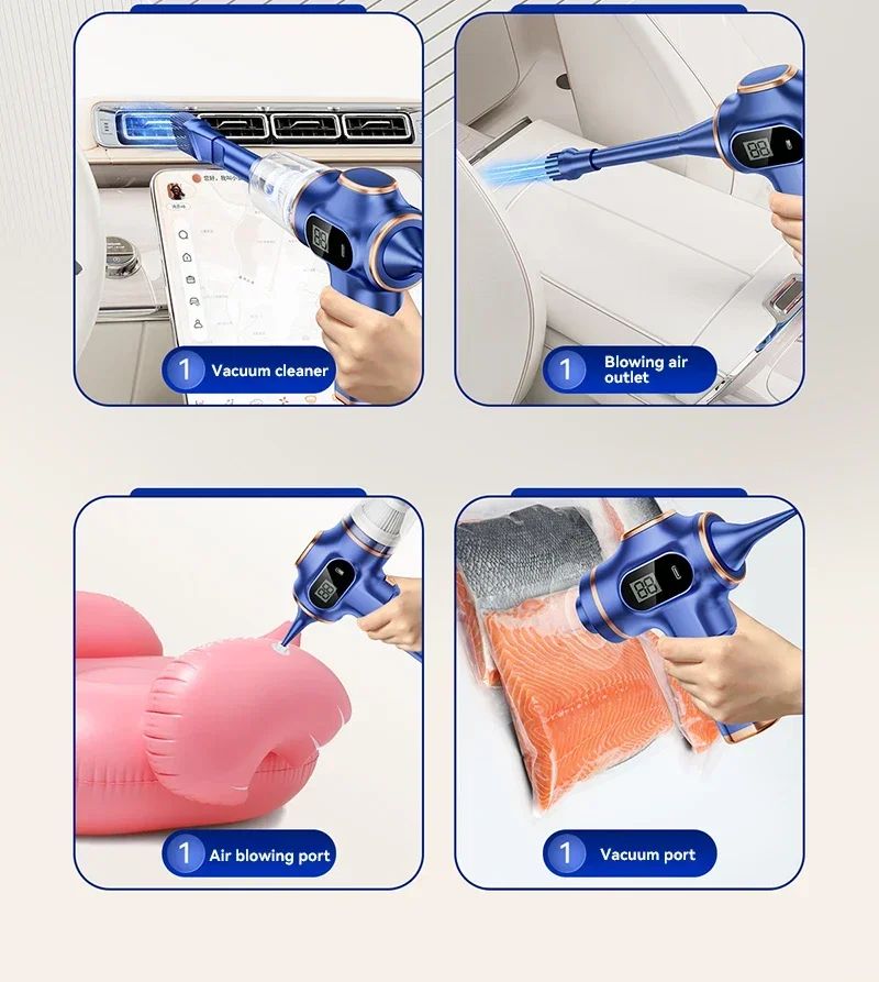 Xiomi 9500000Pa Handheld Wireless Vacuum Cleaner Cordless Portable Cleaning Robot Home and Car Use Large Suction Vacuum Cleaner
