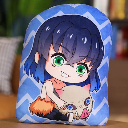Kimetsu No Yaiba Plush Stuffed Pillows Demon Slayer Dakimakura Cute Anime Throw Pillow Kawaii Dolls Tanjirou Nezuko Back Cushion