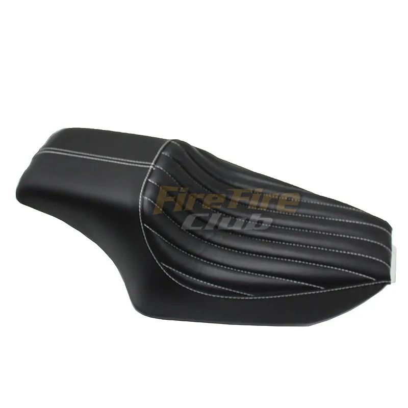 Banco de Couro PU para Motocicleta, Assento Dianteiro e Traseiro para Piloto e Passageiro Harley Sportster XL iron 883 1200 48 Forty-eight 2004-2016