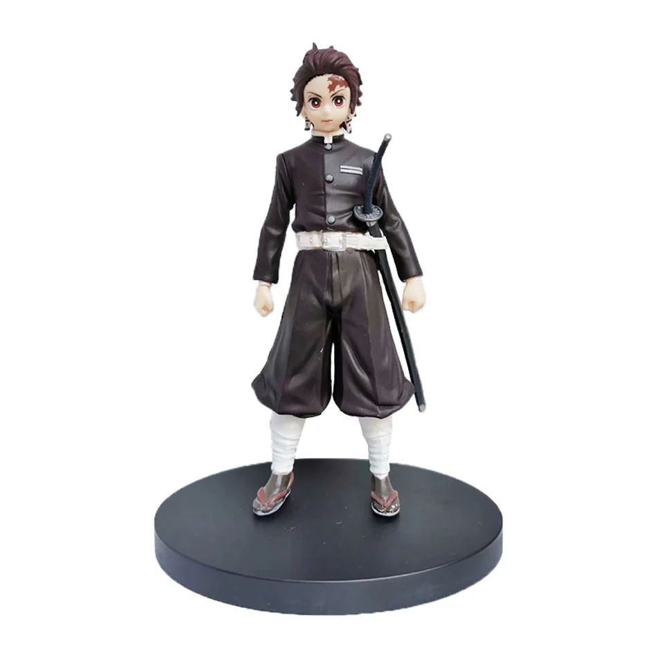 Anime Demon Slayer Action Figures Kimetsu No Yaiba Shinobu Nezuko Bonecas de PVC Coleção Modelo Enfeites Brinquedos Derivados do Japão