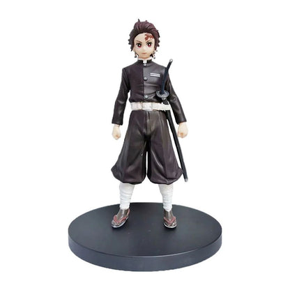 Anime Demon Slayer Action Figures Kimetsu No Yaiba Shinobu Nezuko Bonecas de PVC Coleção Modelo Enfeites Brinquedos Derivados do Japão