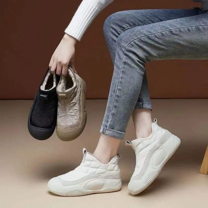 Fur Warm Chelsea Snow Boots Winter Women Casual Shoes  New Short Plush Ankle Boots Flats Sport Short Boots Ladie Botas Mujer