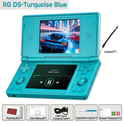 ANPOWN Anbernic RG DS Handheld Game Console Player Dual 4.0 IPS Screen Android 14 Dual App Split Retro Video Game Consoles