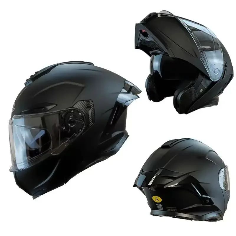 Capacete Articulado de Moto com Bluetooth Lente Dupla Off-road Capacete de Corrida Cascos para Moto Capacete de Moto Aprovado pelo DOT Para BMW