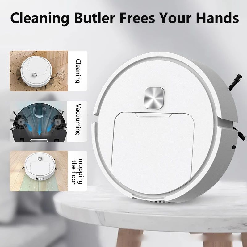 Xiaomi 3 in 1 Mini Intelligent Sweeping Robot Suction Sweeping Mopping Household Use Small Appliances Ultra-thin Cleaner