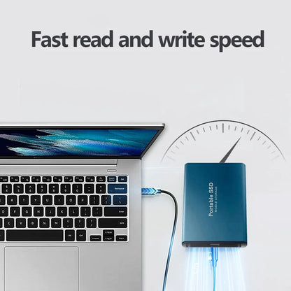 SSD Portátil de Alta Velocidade 16TB Unidade de Estado Sólido Externa 1TB 2TB Disco Rígido Potente 4TB SSD Ultrafino para PC/Laptop/Mac/Telefone