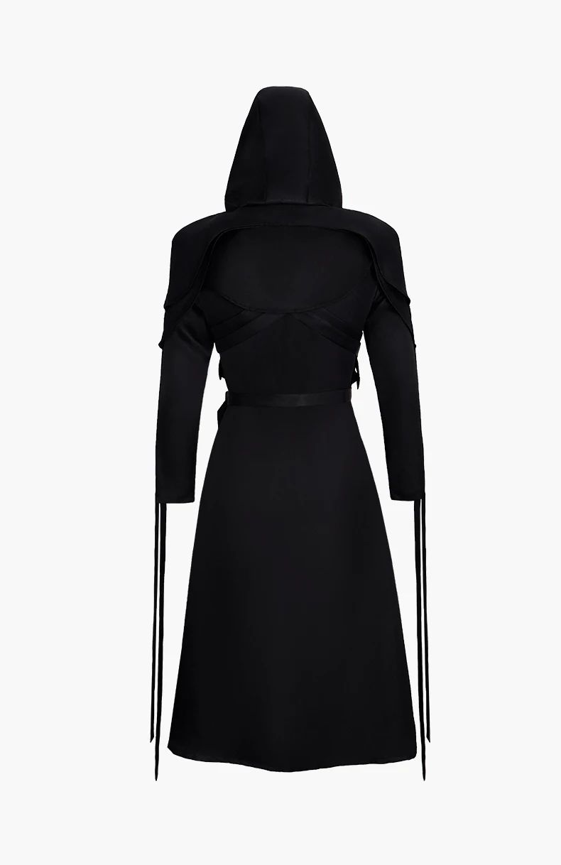 The Ghost Face Cosplay Costume Game Dead Daylight Role Play Uniform Halloween Carnival Party Outfit Men Women Medieval Costume