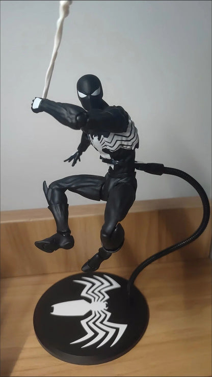 Hot Mess Toys Boneco de Ação do Homem-Aranha Preto Anime Aranha Terno Vermelho Preto Vizinho Simbionte Aranha Escarlate Cc Toys Brinquedo de Presente