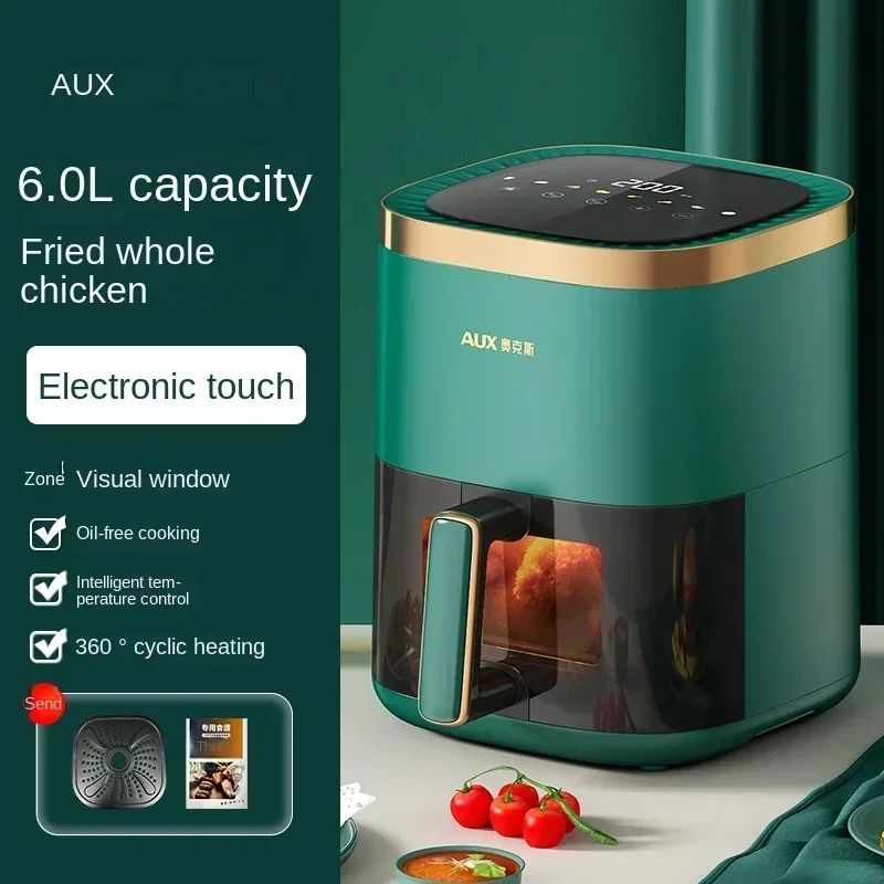 220V AUX Air Fryer and Oven Combo: Multifunctional, Fully Automatic, No Oil Technology, Easy-to-clean AF