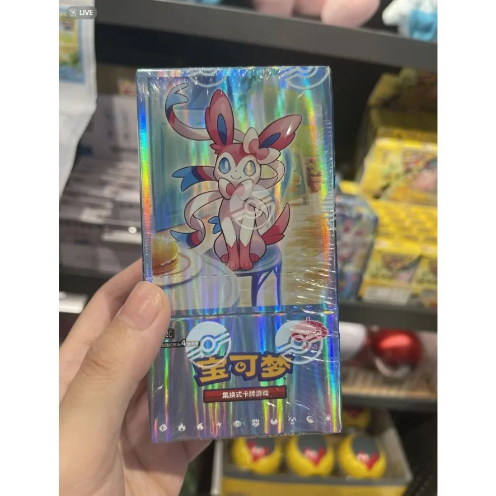 100% Original Pacote de Gemas Pokemon Vol3 Edição Cartas Anime Pokemon PTCG Bolsa de Gemas 2 Cartas Colecionáveis Brinquedo Presente de Aniversário Social