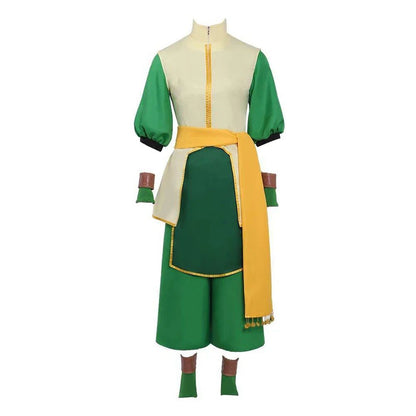 Anime Avatar The Last Airbender Toph Beifong Cosplay Costume Vest Pants Suit Outfit Halloween Woman Man Carnival Roleplay Clothe